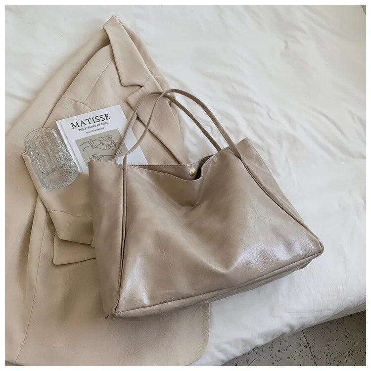 Soft Leather Tote Bag