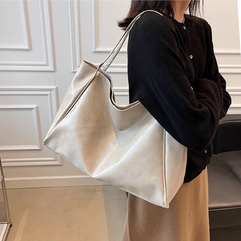 Soft Leather Tote Bag