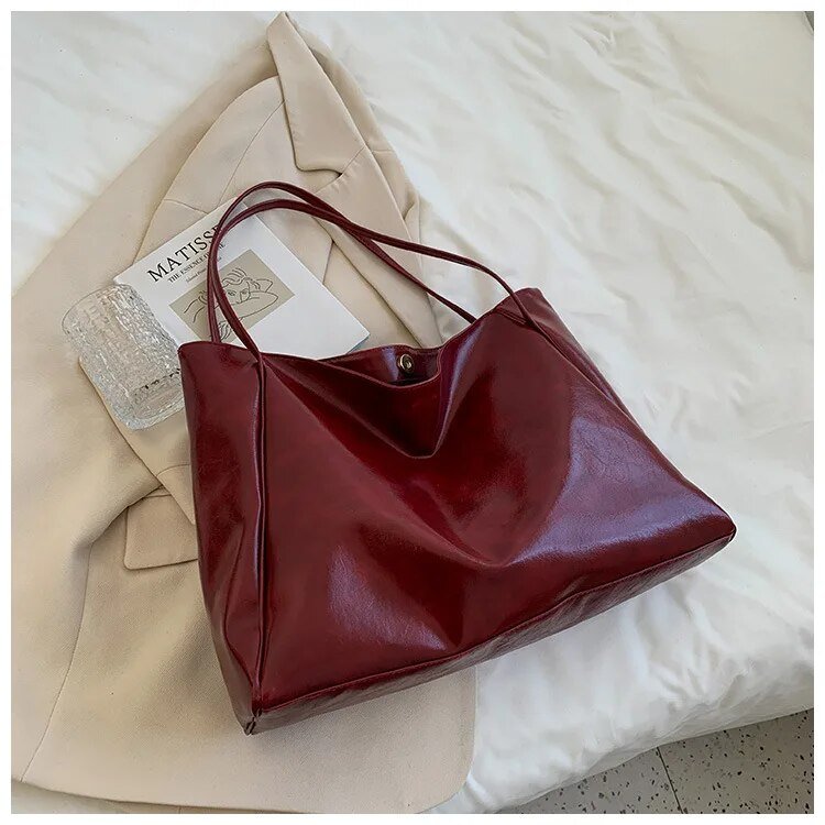 Soft Leather Tote Bag