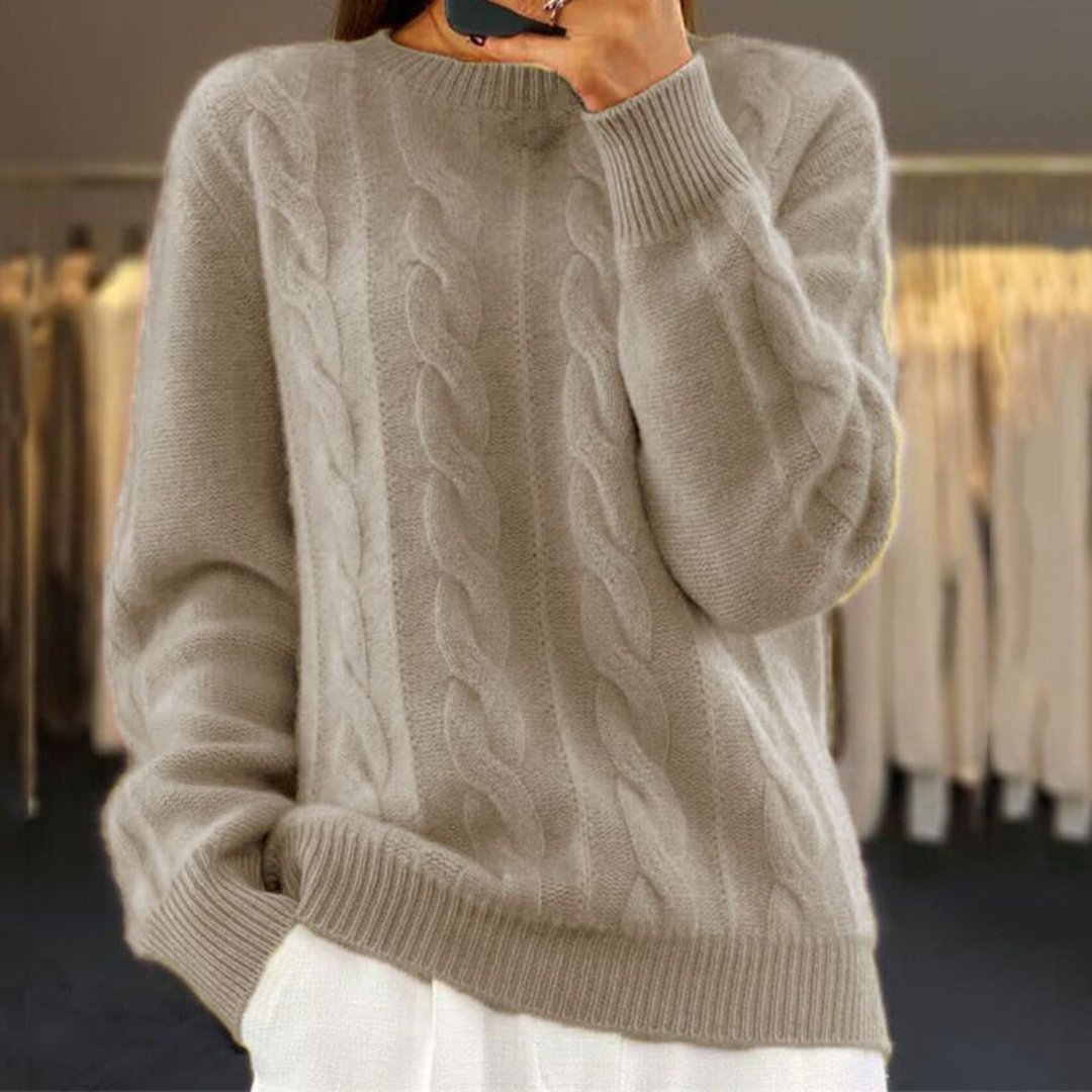 Debore | Winter Warm Round Neck Sweater for Women