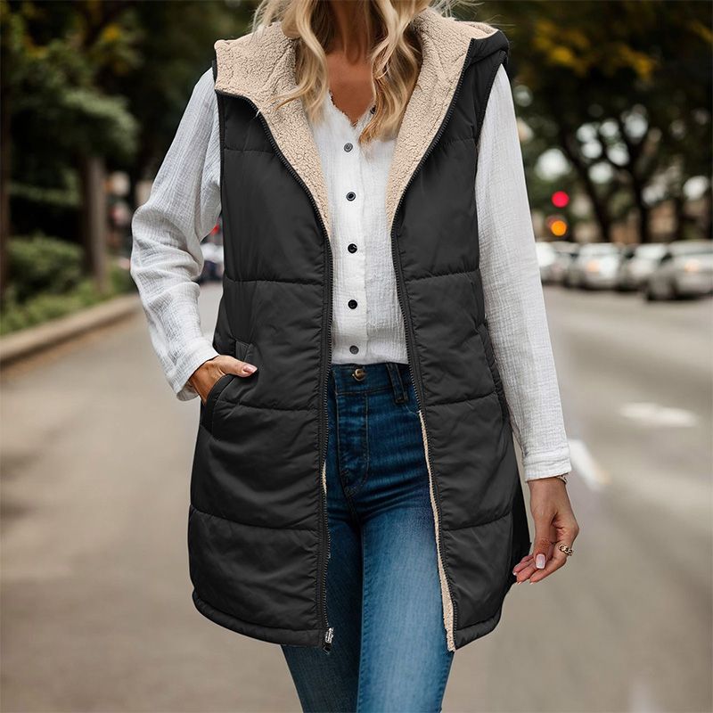 Aldana™ - Reversible Sleeveless Jacket