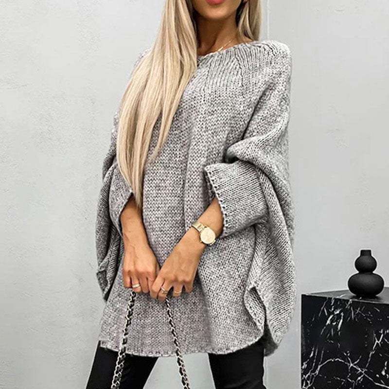 Enma™ - Knitted cape sweater