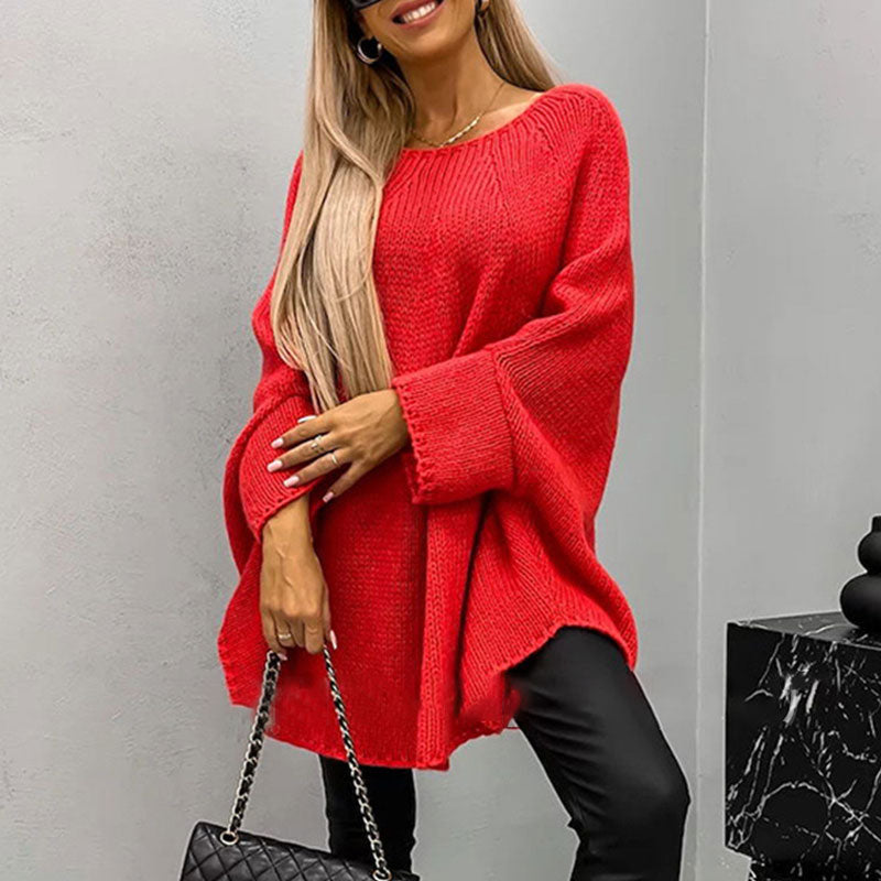 Enma™ - Knitted cape sweater