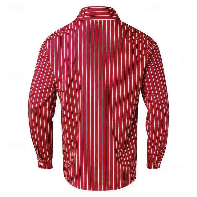 Felipe™ - Men's Striped Dress Shirt