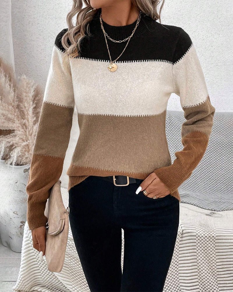 Striped Knit Sweater