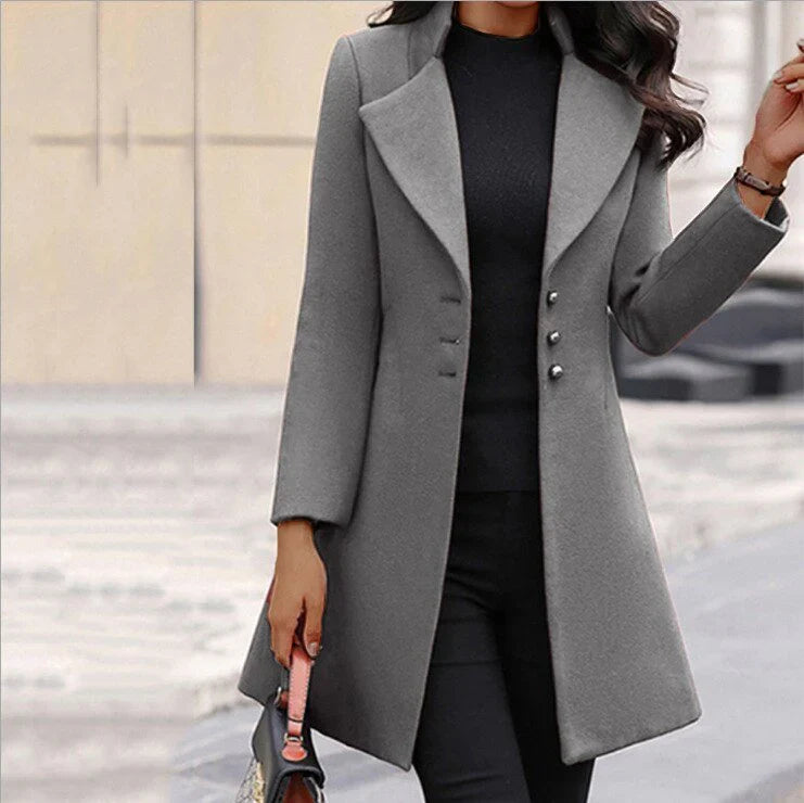 Ibona™ - Elegant Long Coat