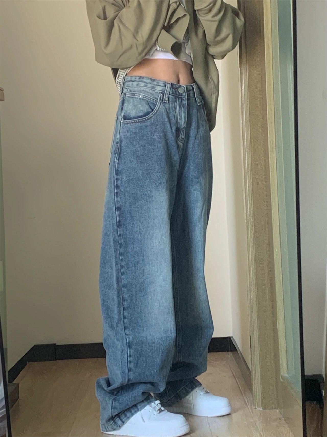 Baggy Jeans With Straight Cut