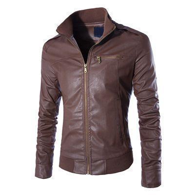 Men's leather jacket