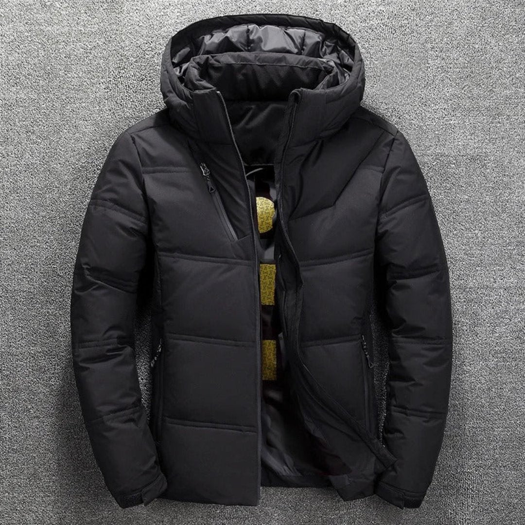 Wulfinar | Warm Puffer Down Zipper Jacket for Men