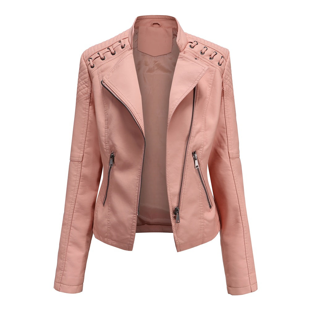 Chic PU Leather Jacket