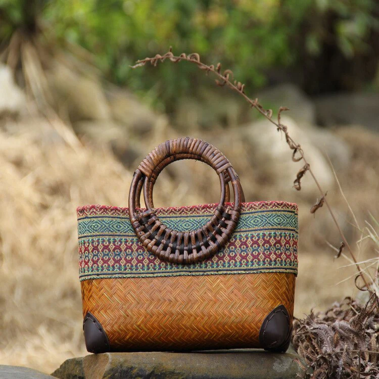 Hand-woven bag