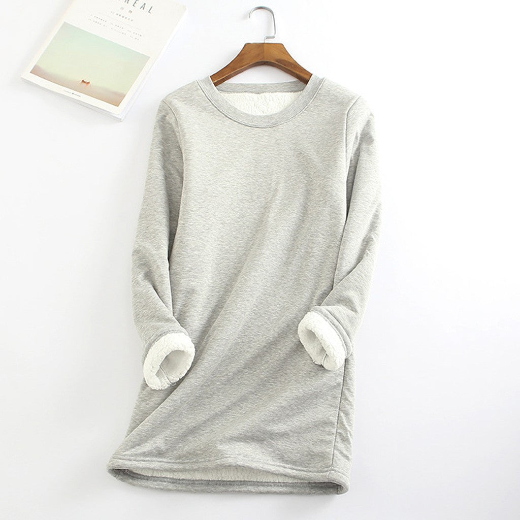 Comfortable jumper with fleece