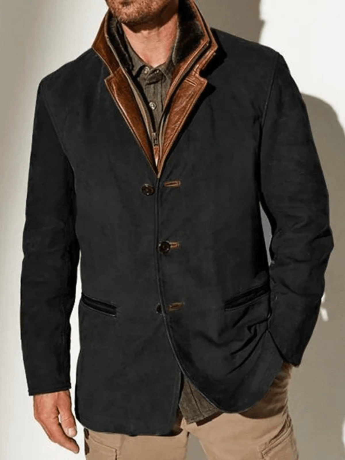 Classic vintage jacket for men