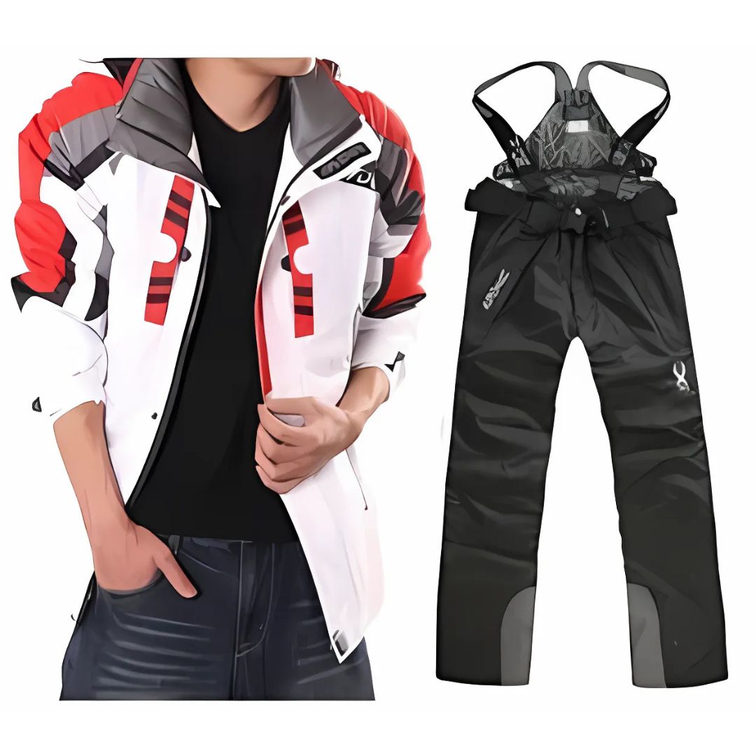 Men's Warm Snowboard Suit Waterproof