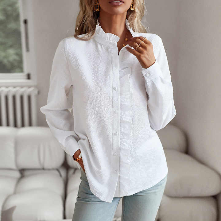 Elegant long sleeve blouse