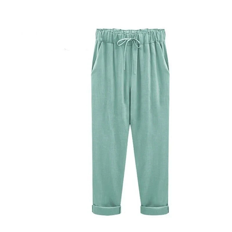 Kaela™ - Casual Linen and Cotton Trousers