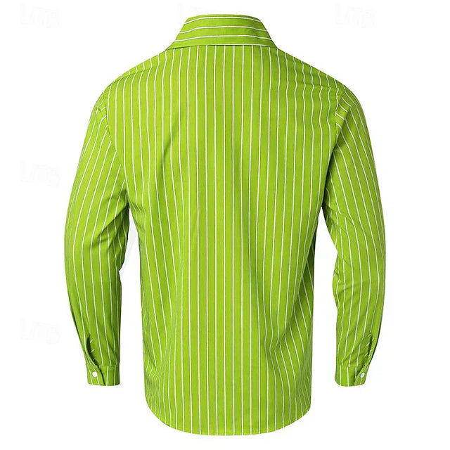 Felipe™ - Men's Striped Dress Shirt