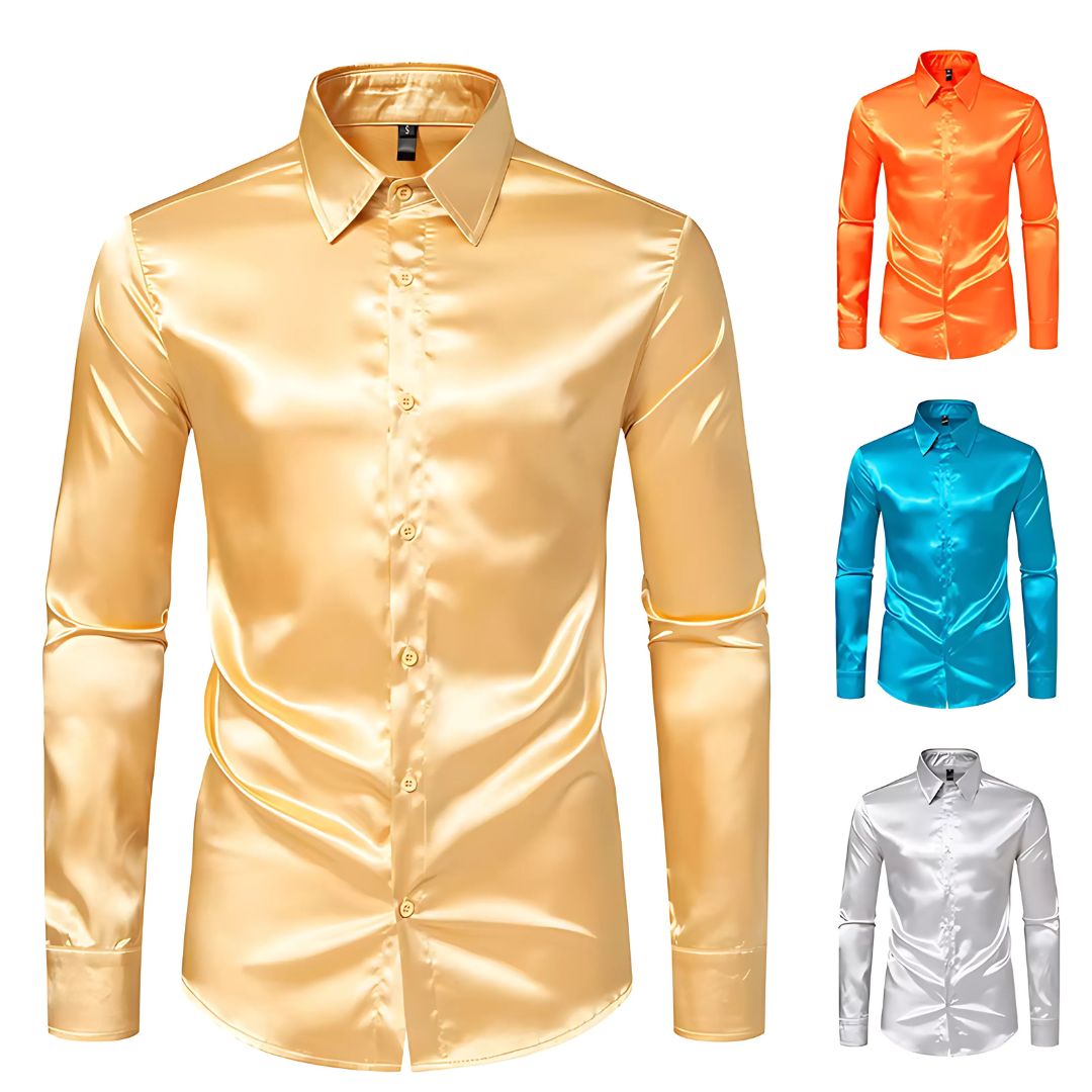 Men's Satin Luxury Shirts